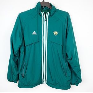 ADIDAS NOTRE DAME ZIP UP JACKET SIZE XL MEN